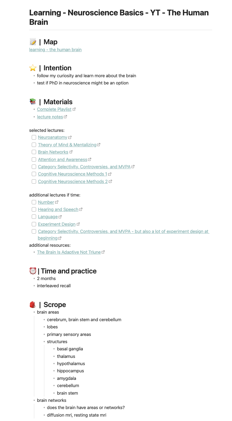 learning example