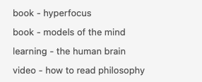 learnings + materials
